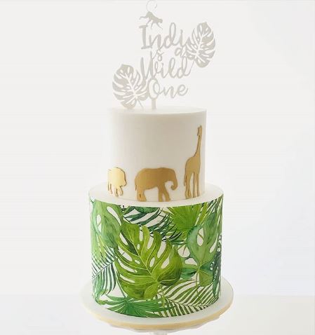 Wild One Jungle Cake Topper