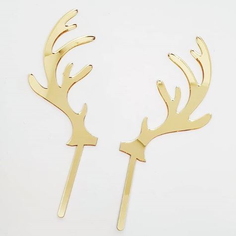 Antler Cake Toppers