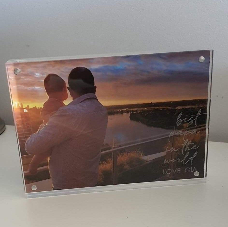 Empty Acrylic Photo Block - Best Ever Design