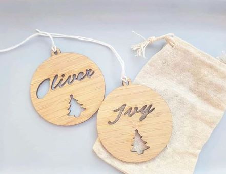 Personalised Christmas Bauble - Style #2